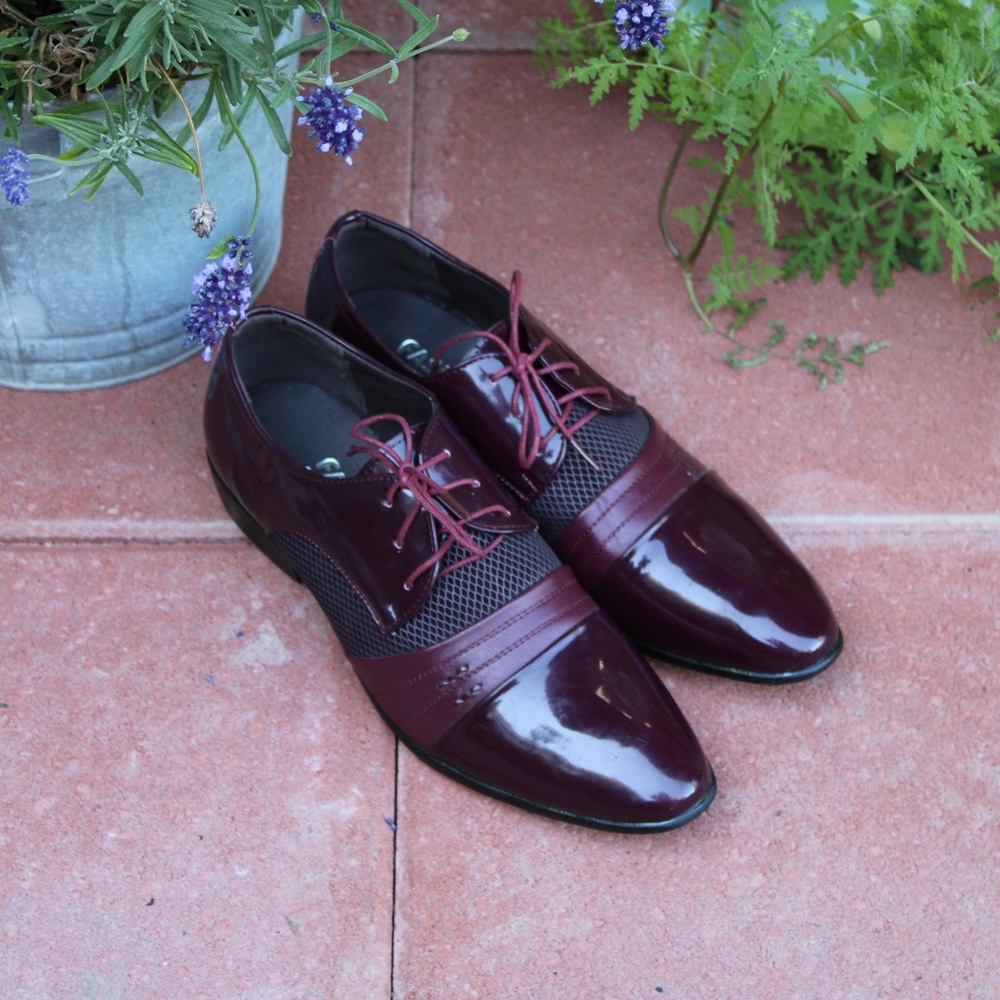 Purple Oxford Shoes